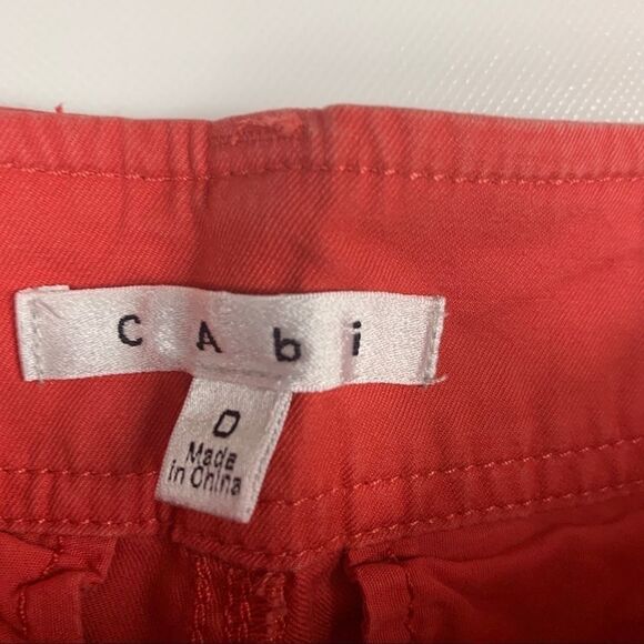 3/$20 Cabi Burnt Orange Jean Shorts size: 0 - Picture 2 of 4
